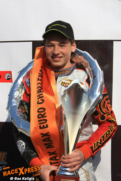 Janneau Esmeijer racet KF3 en Rotax Max: inspanningen beloond met podium